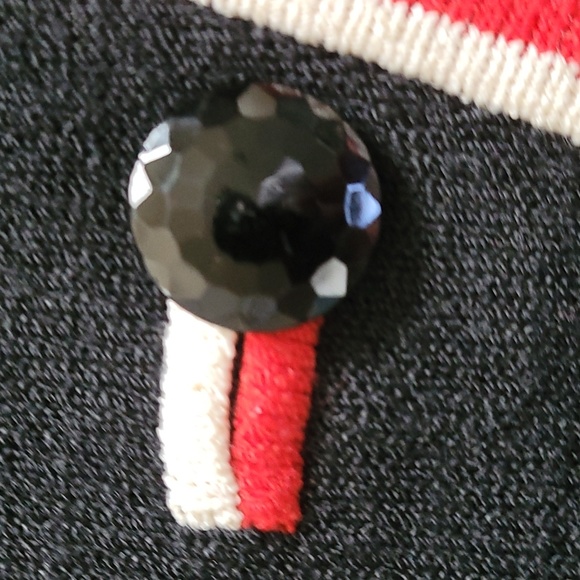 vintage,large,dry clean,that is red white&black J.S.S dress made in the u.s - Picture 3 of 4